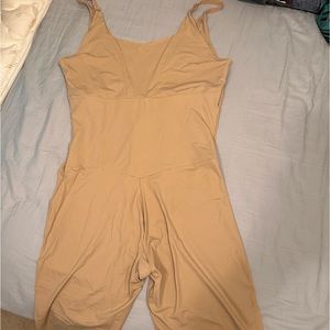 Maiden form full body shape wear. Deep V front and back including thigh shorts